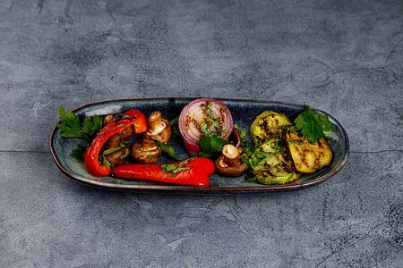 Овощи на мангале