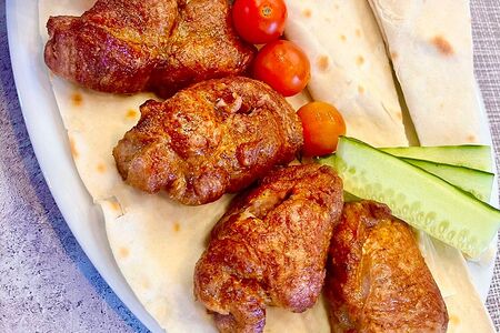 Шашлык из cвинoй шеи