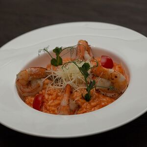 Ризотто с креветками