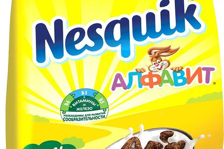 Nesquik Готовый завтрак Алфавит с молочным шоколадом