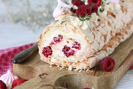 Меренговый рулет