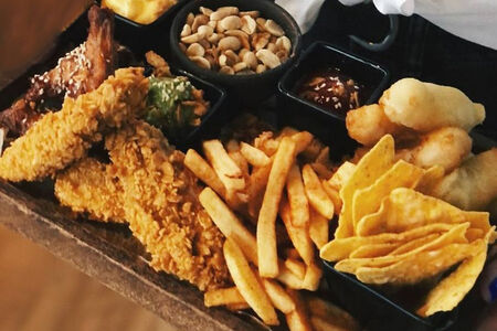 Пивная тарелка на компанию