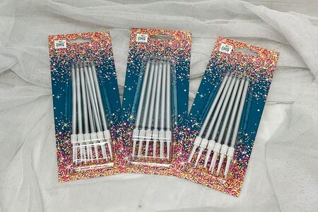 Набор серебряных свечей