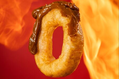 Бокс на 23 пончика с нутеллой