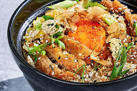 Тонкацу донбури