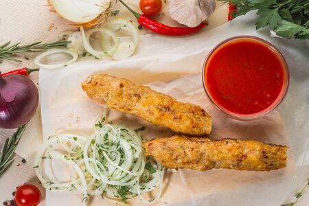 Люля-кебаб из курицы