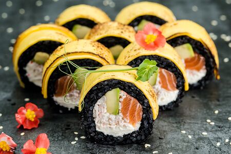 Блэк чеддер с лососем