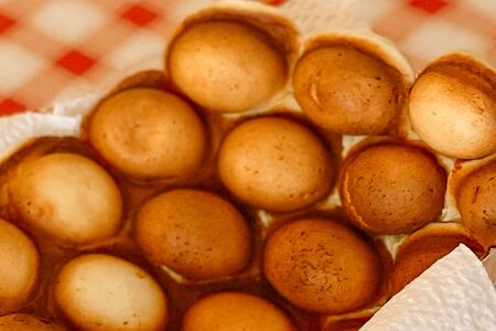 Творожные бабл-вафли