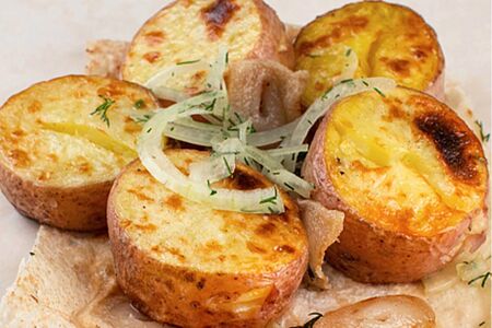 Картофель с салом