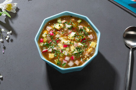 Окрошка на квасе