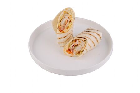 Ролл, с курицей, морковью по-корейски, халапеньо