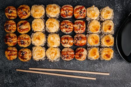 Сет 4 запечённых ролла