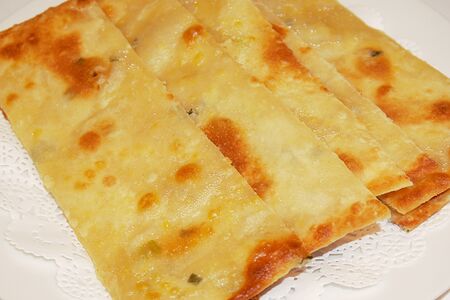 Лепешка с зеленым луком