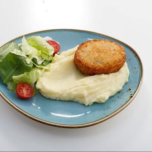 Куриная котлетка с картофельным пюре