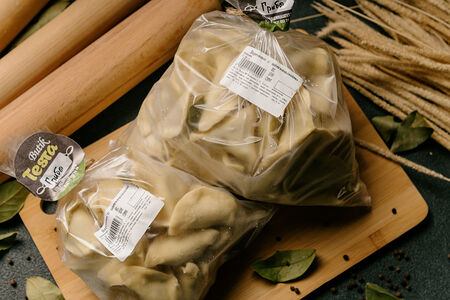 Вареники с шампиньонами полуфабрикат