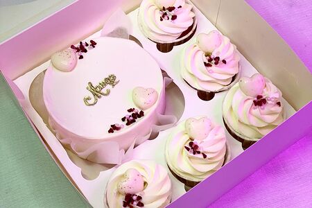 Бенто-торт и капкейки Набор для Мамы