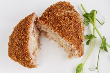 Зраза рубленная с яйцом