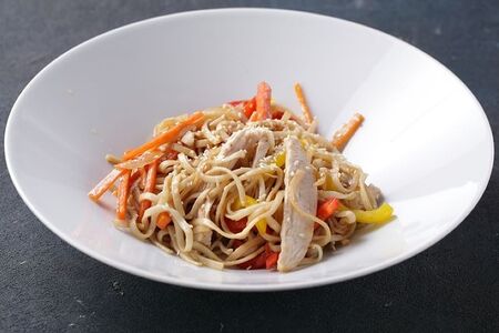 Wok с курицей