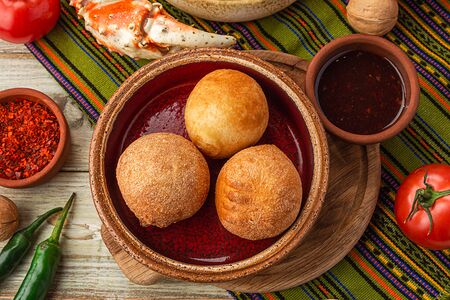 Пончики с крабом