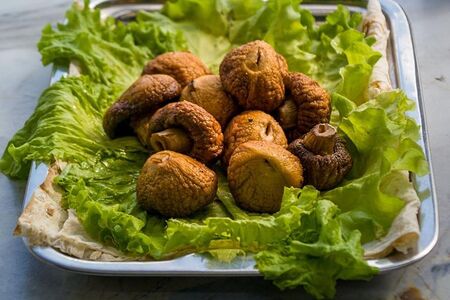 Шампиньоны на углях