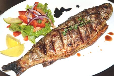 Шашлык из радужной форели