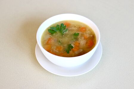 Суп гороховый