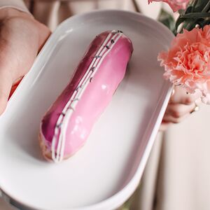 Эклер Роза-Малина