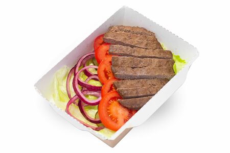 Бургер без булки с говядиной