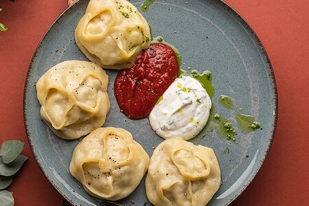 Манты с говядиной