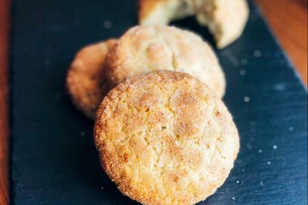 Банановое постное печенье