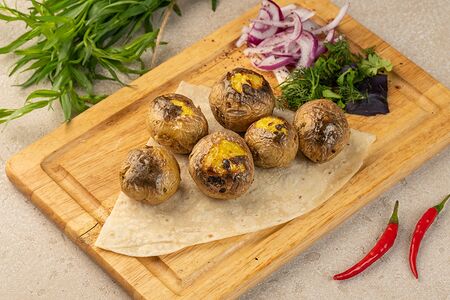 Картофель с курдюком