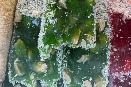 Рахат лукум бревна яблоко киви