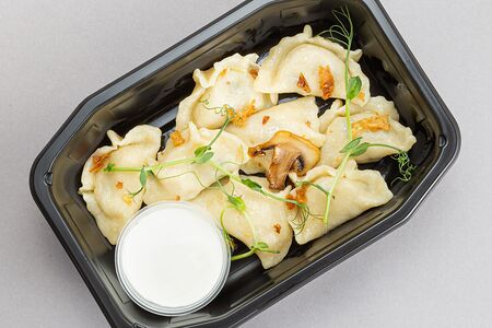 Вареники с картошкой и грибами