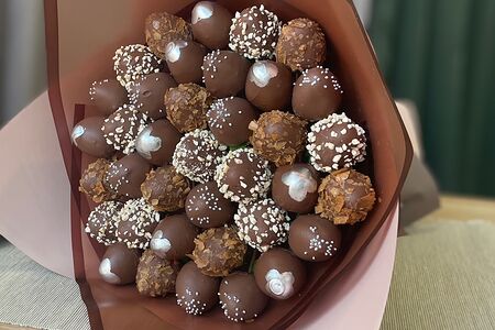 Букет из клубники в шоколаде Хардкор М