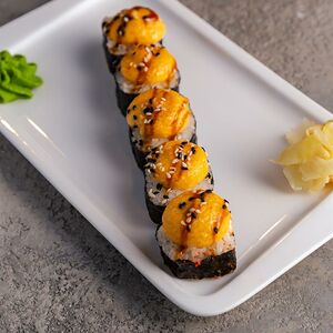 Горячий ролл с курицей