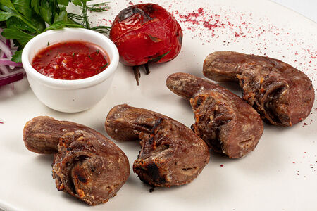 Шашлык из бараньих язычков