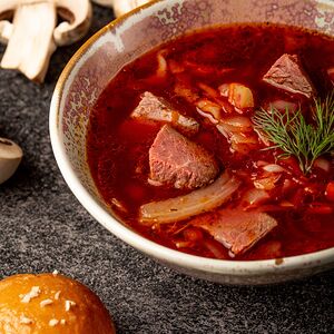 Борщ с говядиной