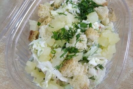 Салат с крабовыми палочками