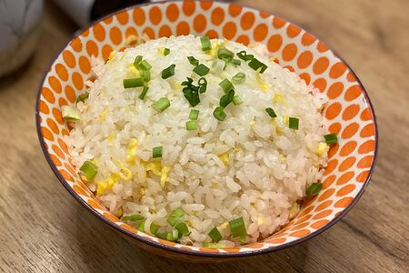 Рис с яйцом