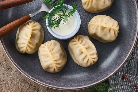 Манты с бараниной