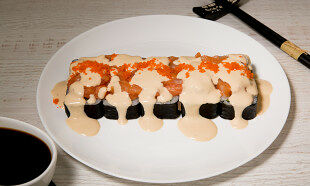 Сливочный ролл с лососем