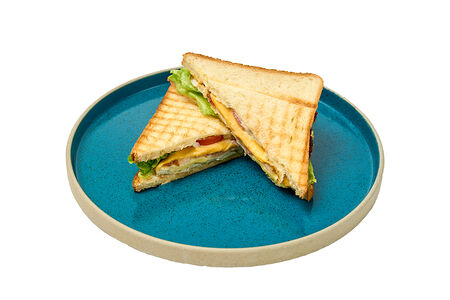 Сэндвич с яйцом и беконом