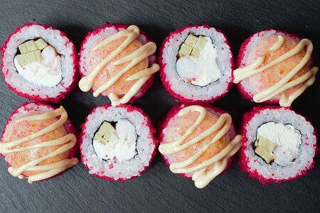 Запеченный с креветкой