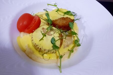 Котлеты из судака с картофельным пюре