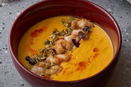 Крем-суп из тыквы на кокосовом молоке