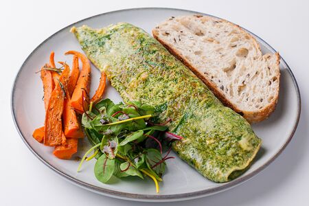 Зелёный омлет