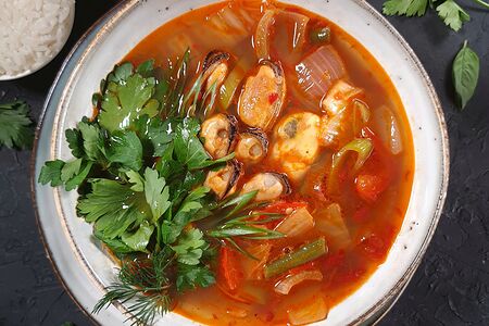 Китайский суп Красный дракон