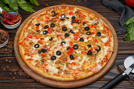 Пицца с курицей