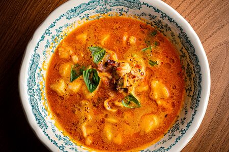 Суп с морепродуктами