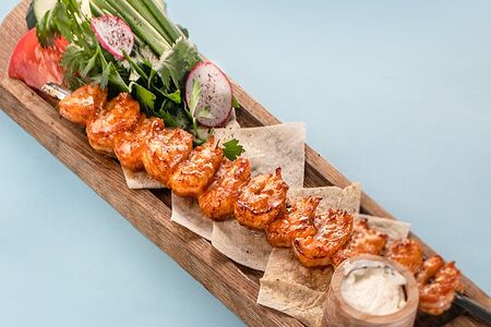 Креветки на гриле